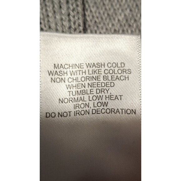 Disney Minnie Mouse Black & Gray Raglan Knit Sweater With Red Plaid Bow Womens M - Picture 6 of 6